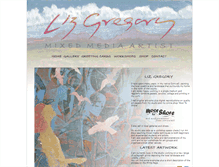 Tablet Screenshot of lizgregory.com